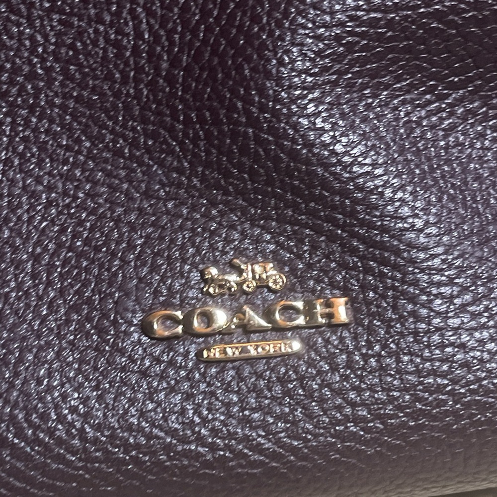 Coach Women's Pebbled Turnlock Chain Tote 57107 - Picture 6 of 9